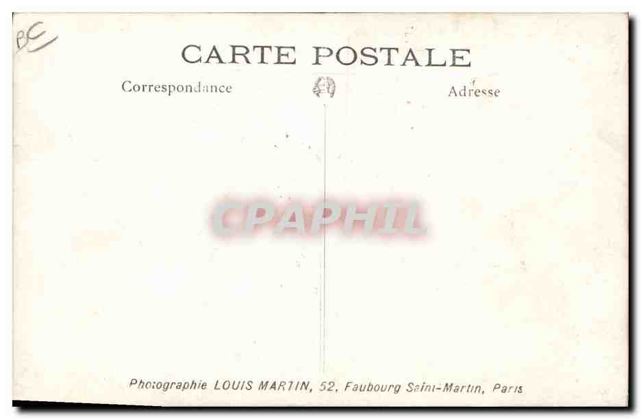 CPA Les freres Helder  — Rückseite