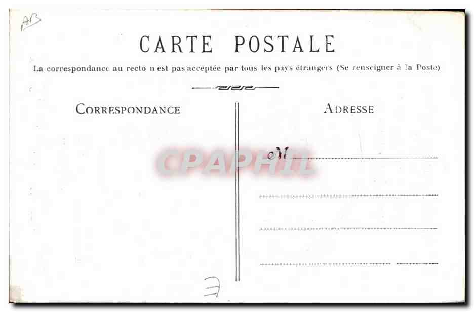 CPA Christiane Derenn Rue Caulaincourt Paris  — Rückseite