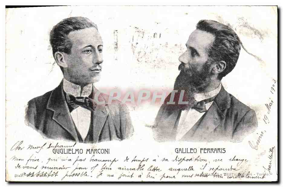 CPA Guglielmo Marconi Galileo Ferraris 