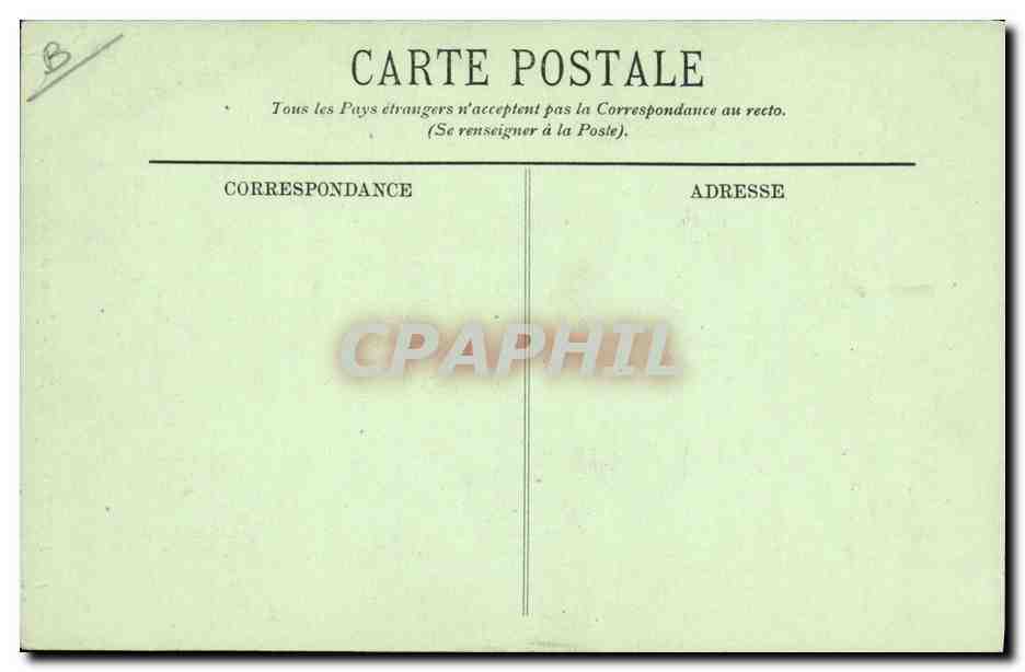 Types d'Auvergne — Joueur de Cornemuse — LL. n°14 — Reverso