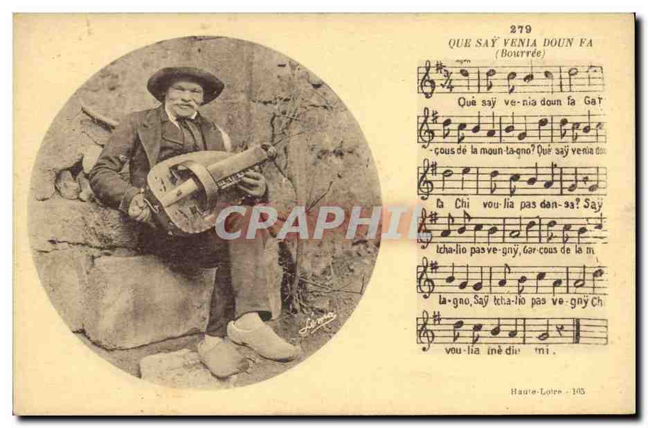 CPA Folklore Bourree