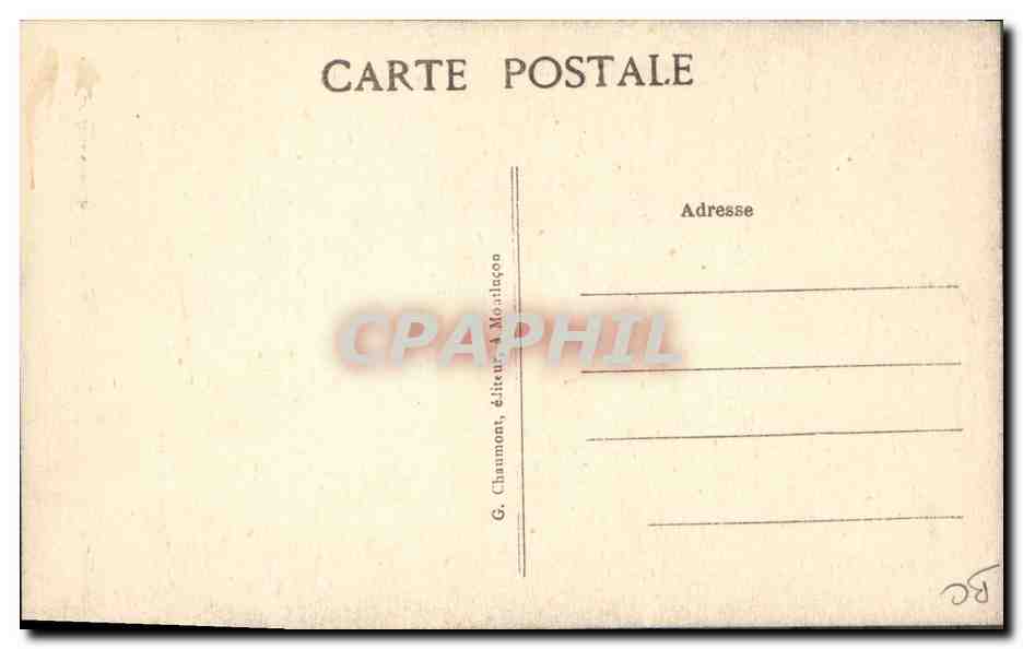 Vielleur Bourbonnais — 202 bis — G. Chaumont, éditeur, Mortilaggon — Verso