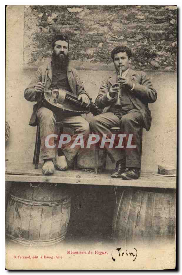 Ménétriers de Vogue — Trin (Ain) — E. Ferraud, édit. à Bourg (Ain)