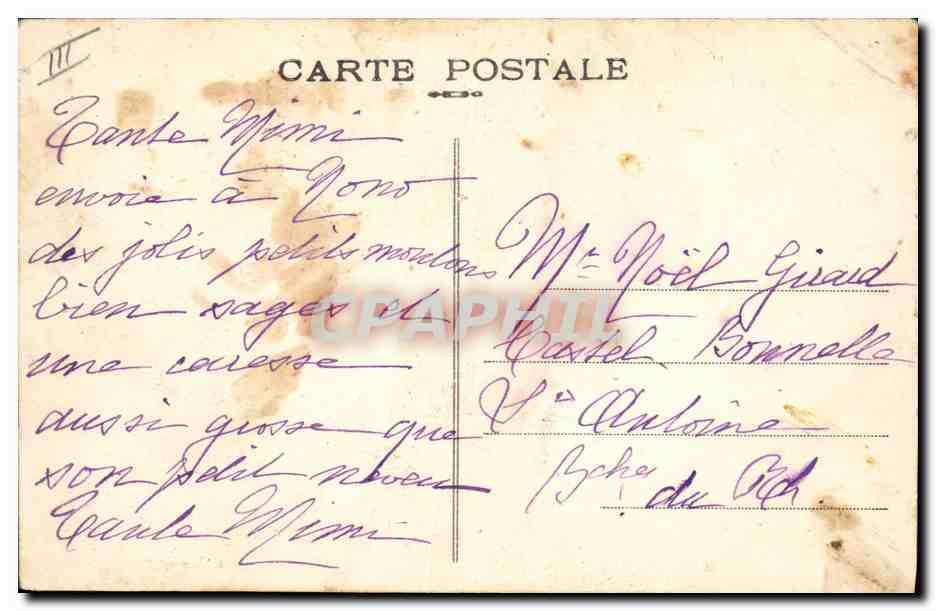 CPA Cielles Mont aiguille et ses paturages Moutons — Verso