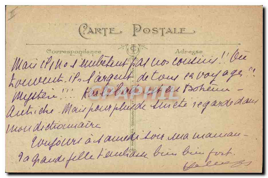 Bergères gardant leurs moutons — Le Morvan Illustré — Verso