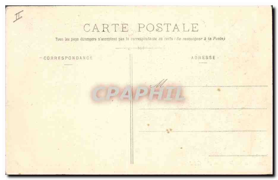 CPA Parc aux daims du cahteau Denain  — Rückseite