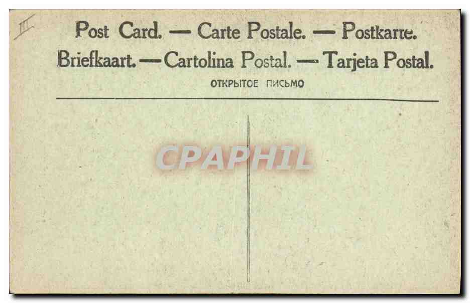 CPA Militaria Marechal Foch  — Verso