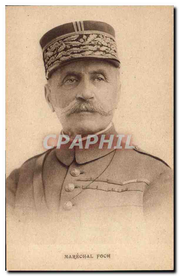 CPA Militaria Marechal Foch 