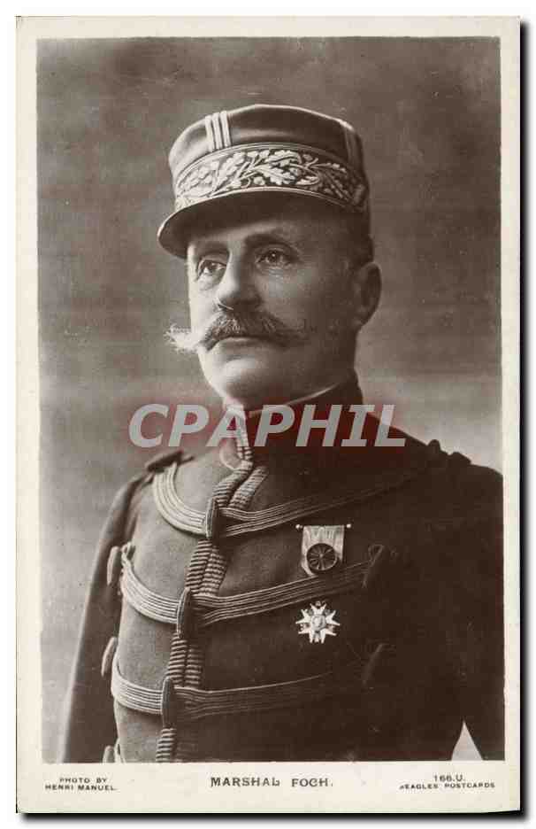 CPA Militaria Marshal Foch 