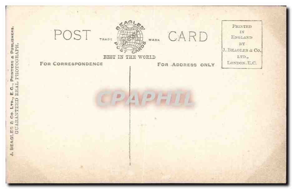 CPA Militaria Marshal Foch  — Verso