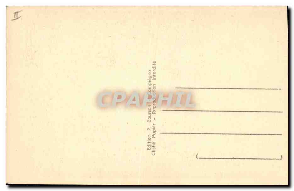 CPA Militaria Armistice Compiegne  — Rückseite