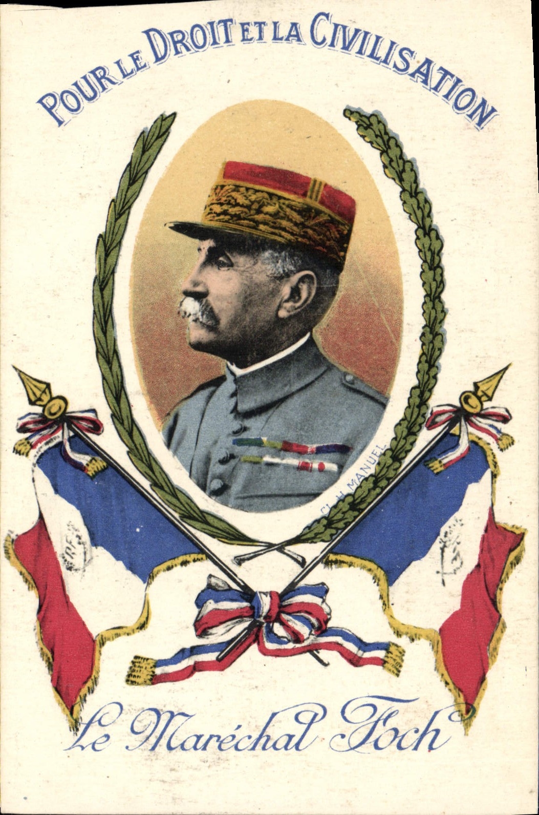 Le Maréchal Foch — Pour le Droit et la Civilisation — Lévy Fils et Cie, Paris