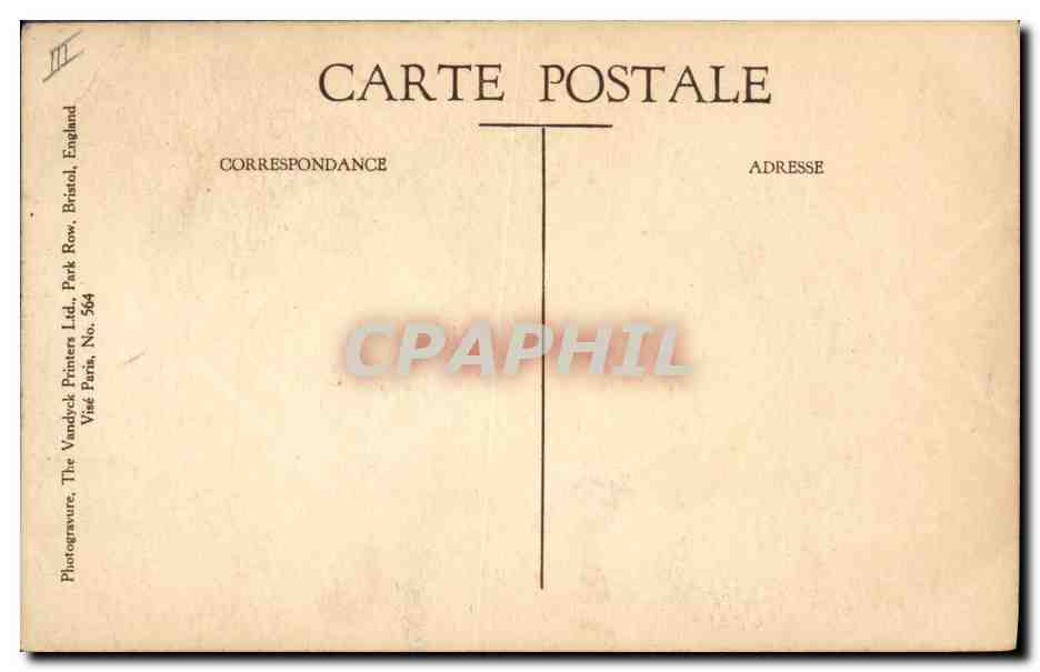 CPA Militaria General Foch Vainqueurs de la Marne  — Verso