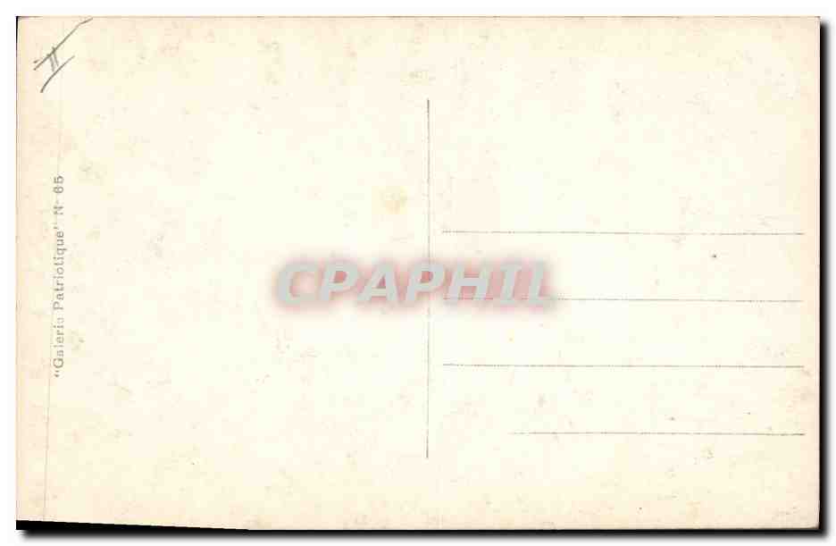 CPA Militaria Joffre le victorieux  — Rückseite