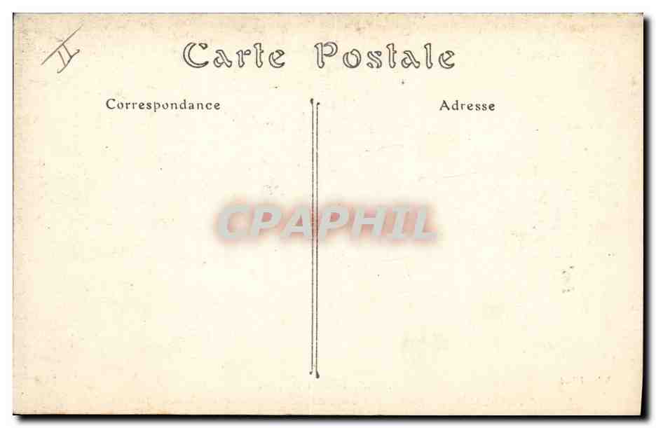 CPA Militaria Le General Joffre Generalissime des armees francaises  — Verso
