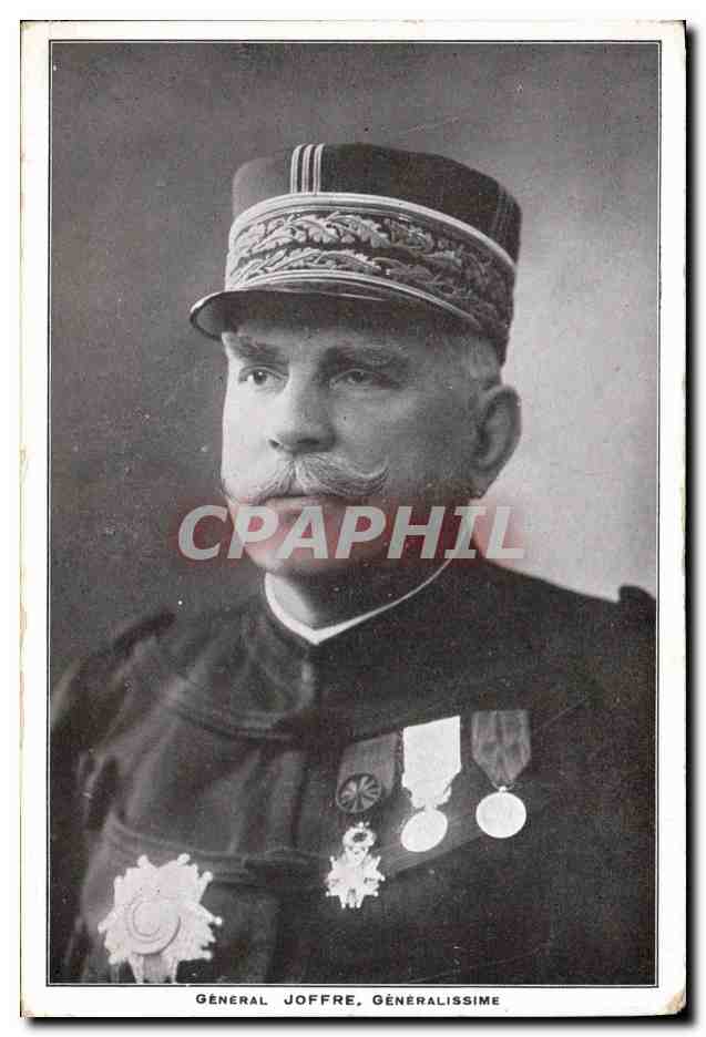 CPA Militaria General Joffre Generalissime 