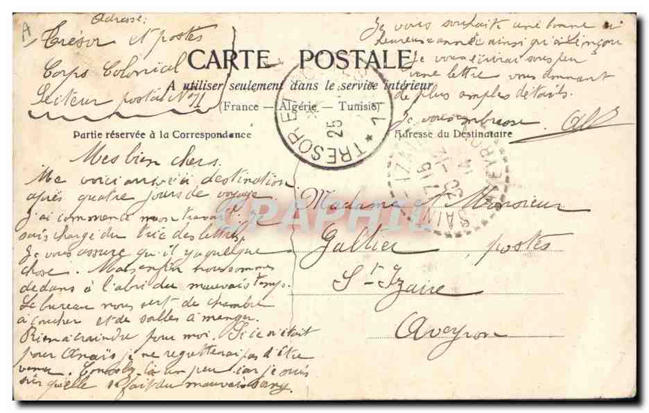 Général Joffre — Généralissime de l'Armée Française — C. Jankowski 1914 — Back
