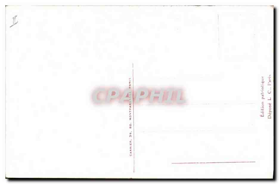 CPA Militaria Joffre Castelnau Pour la victoire Confiance Christ  — Rückseite