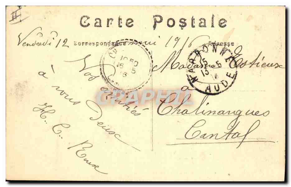 CPA Militaria Joffre et ses lionnes Vers la victoire  — Rückseite