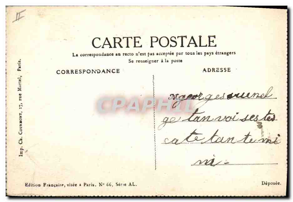 CPA Militaria En Alsace Lorraine Enfants — Rückseite