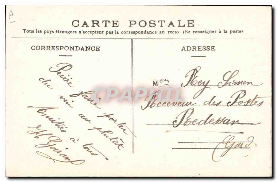 CPA Militaria Enfants Vers la revanche Guillaume — Rückseite