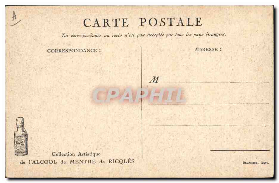 CPA Militaria  — Rückseite