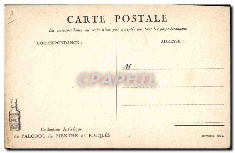 CPA Militaria  — Rückseite