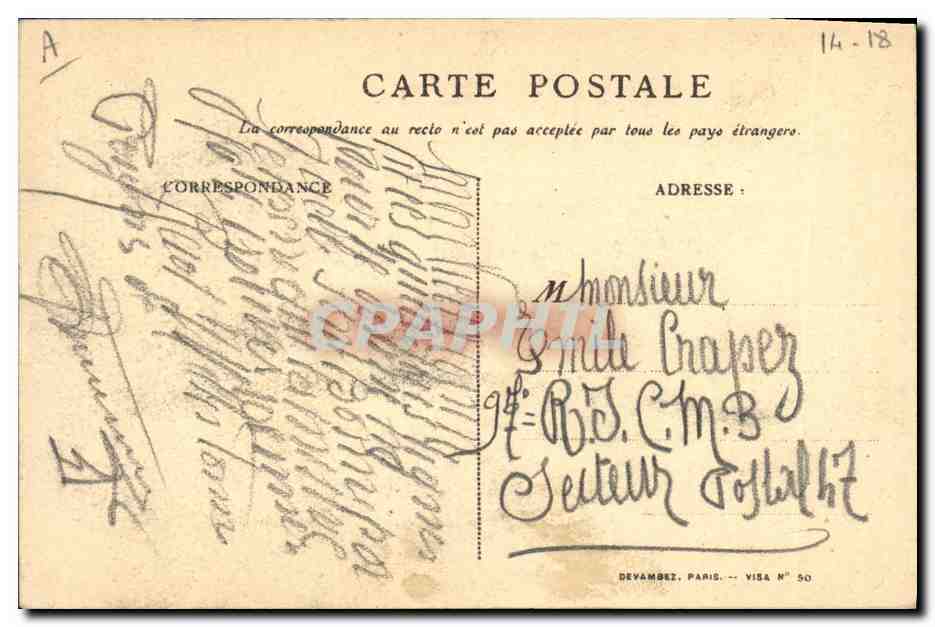 CPA Militaria On les aura ! — Rückseite