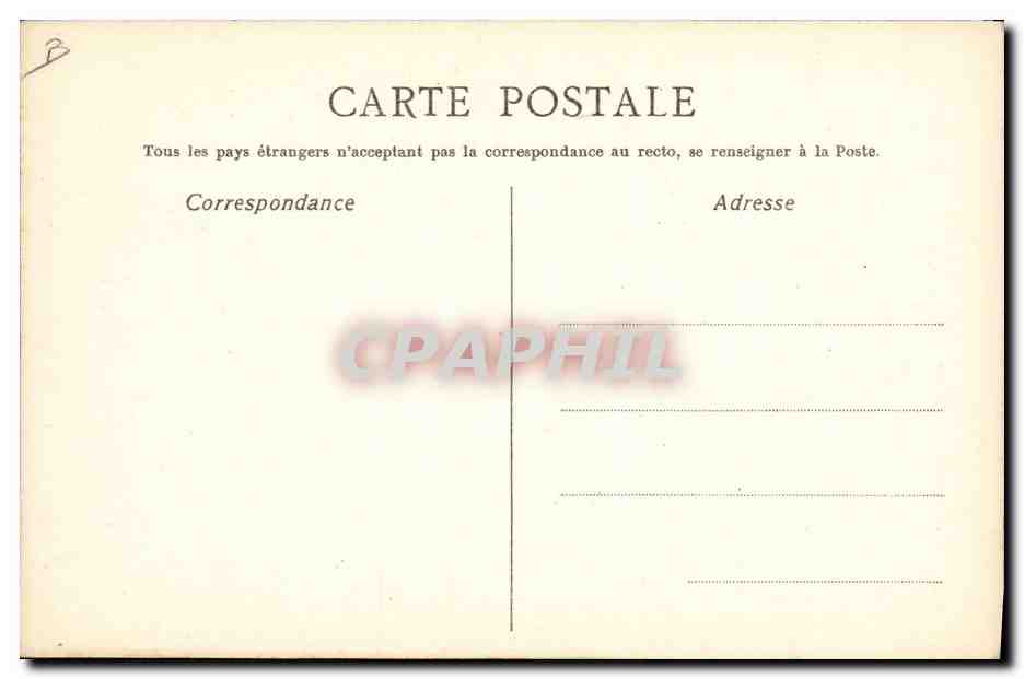 CPA Militaria  — Rückseite