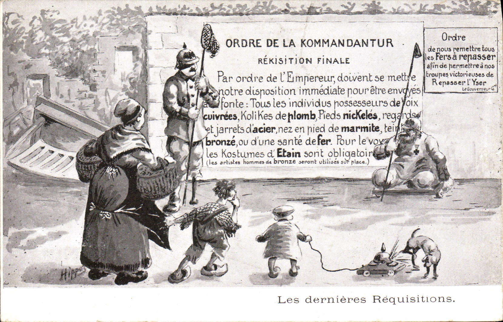CPA Militaria Les dernieres requisitions 