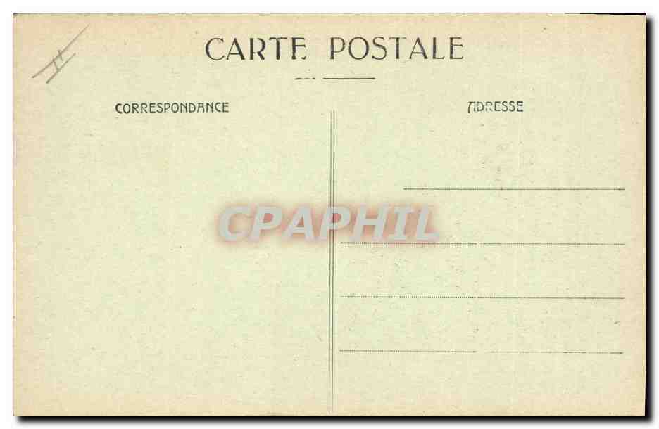 CPA Militaria Couarails de guerre Le commandant de Landsturm — Verso