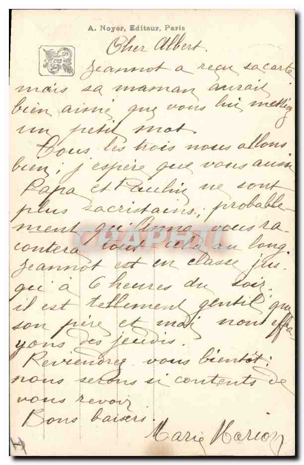 CPA Salon 1912 Bettannier L'oiseau de France  — Rückseite