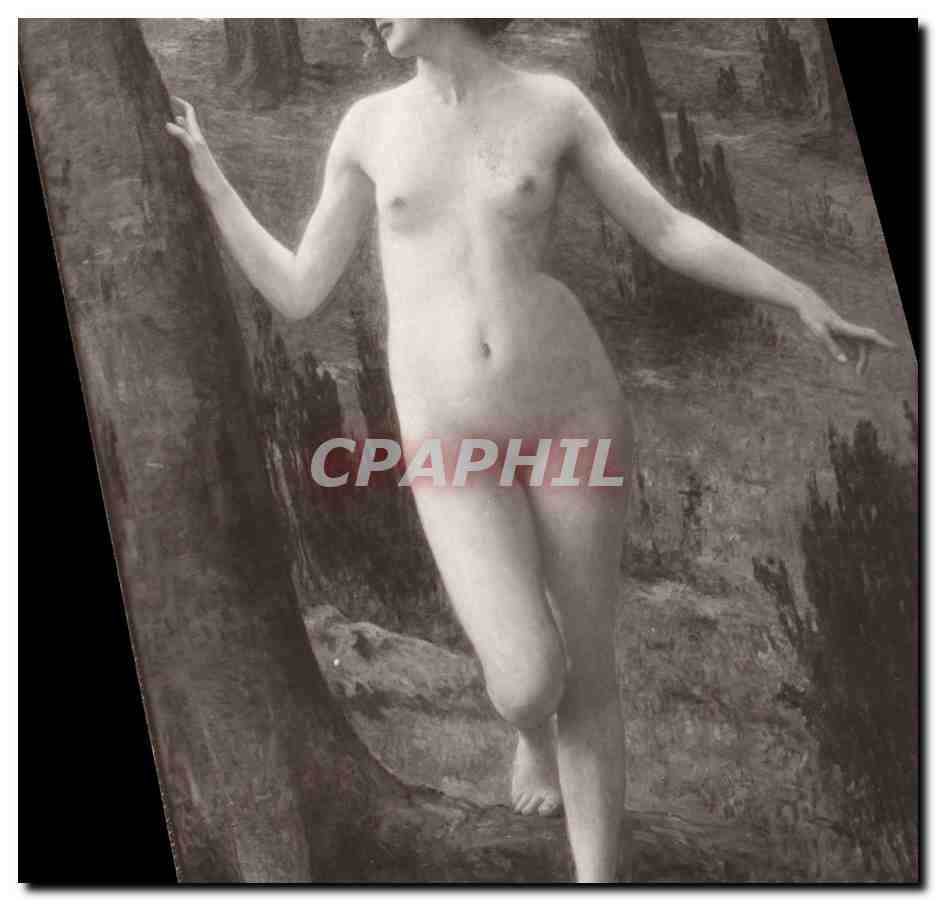 CPA Erotique Salon 1912 Nymphe des bois Guinier 