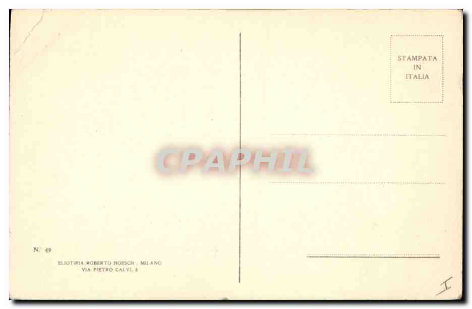 CPA Elisabeth Lebrun Firenze  — Verso
