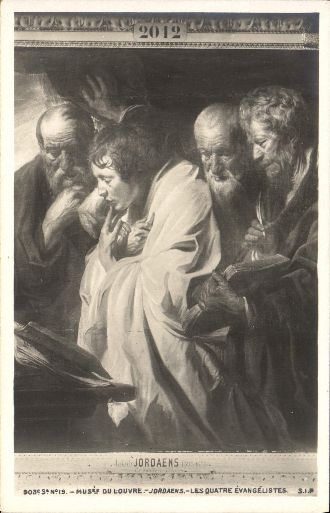 CPA Jordaens Paris Musee du Louvre Les quatre evangelistes 