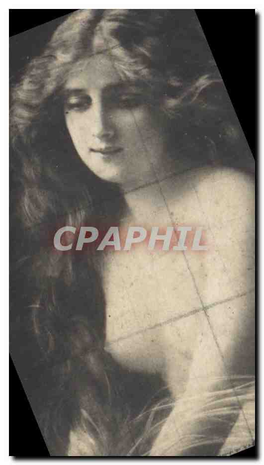 CPA Femme Solitude 