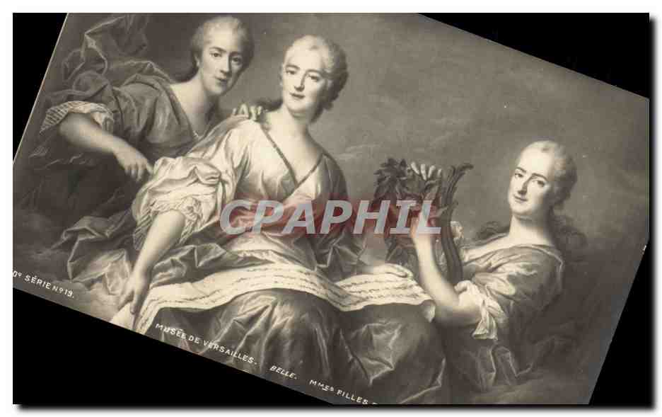 CPA Musee de Versailles Filles de Louis XV 