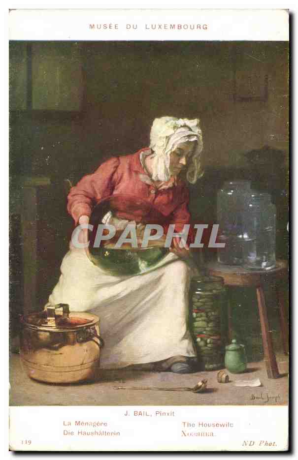 CPA Musee du Luxembourg Bail La menagere 