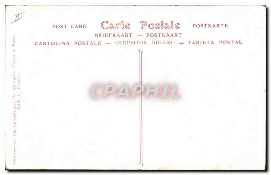 CPA Musee du Luxembourg Bail La menagere  — Verso