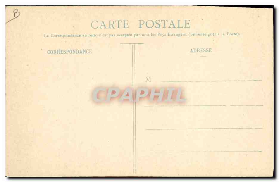 CPA Folklore La vieille charrue Chansons du reveil — Verso