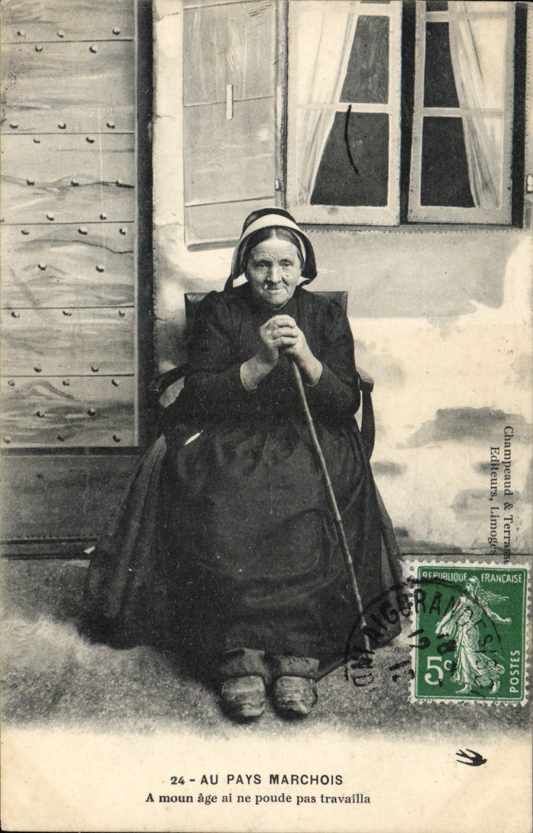 CPA Folklore Au Pays Marchois 
