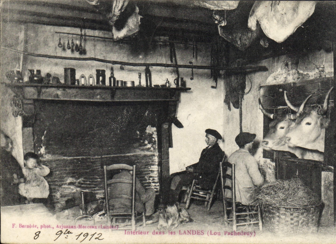 Intérieur dans les LANDES — Lou Pachedeny — F. Bernède, phot., Arjuzanx-Morcenx (Lundes)