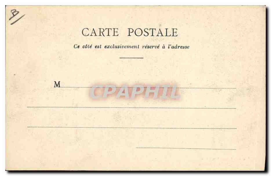 CPA Folklore Au lavoir Jeunes landaises  — Verso