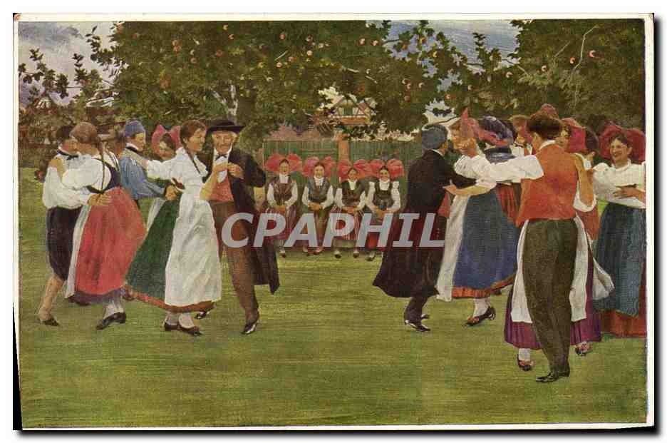 CPA Fantaisie Illustrateur Spindler Saute danse 