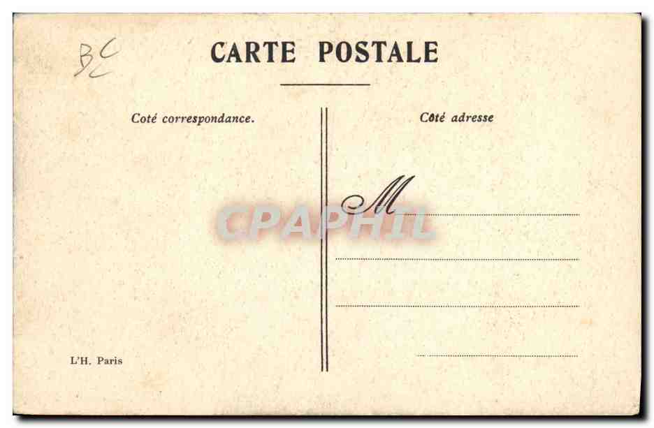 CPA Fantaisie Illustrateur Depart pour la Begude — Verso
