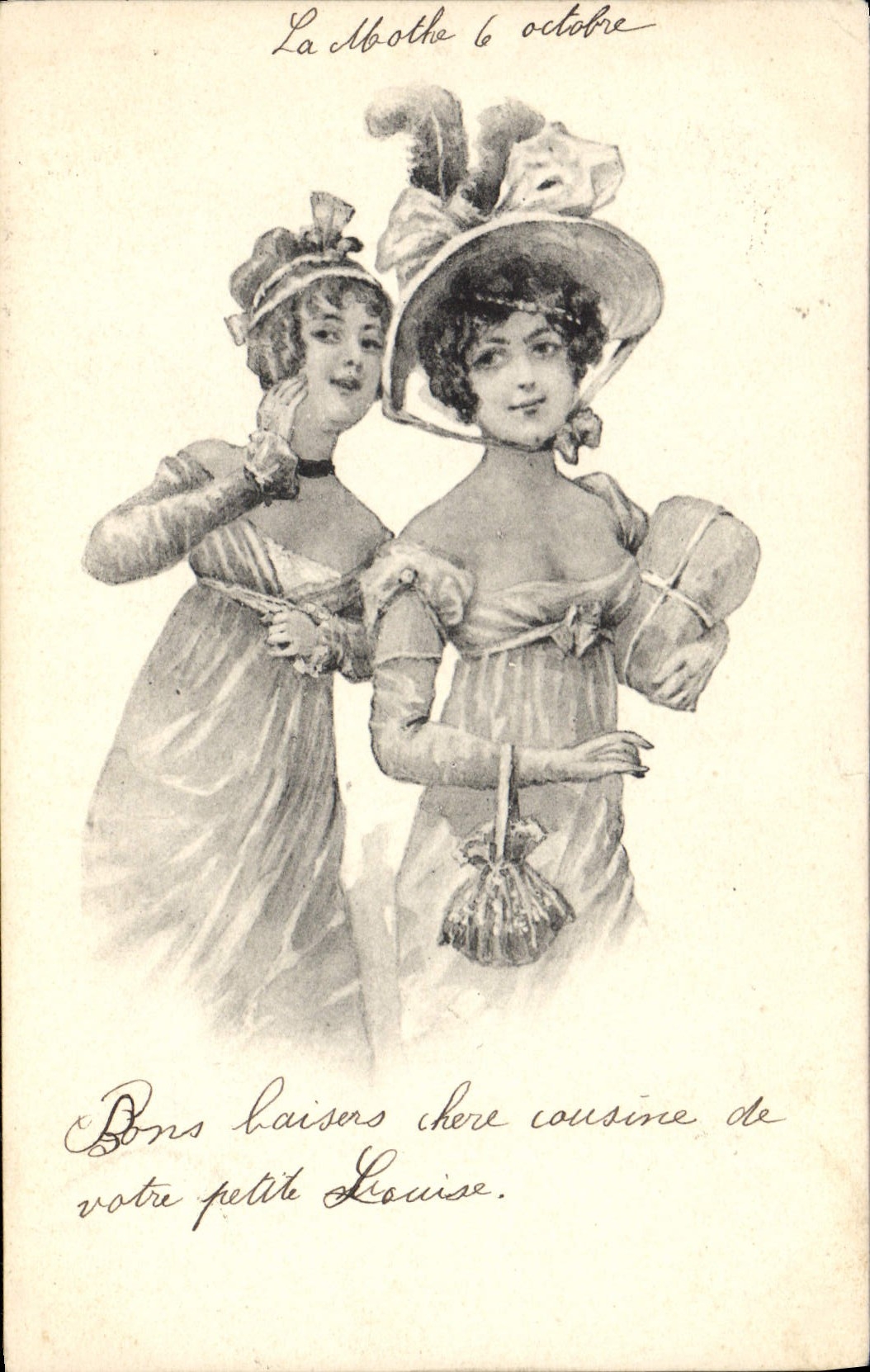 CPA Fantaisie Illustrateur Femmes