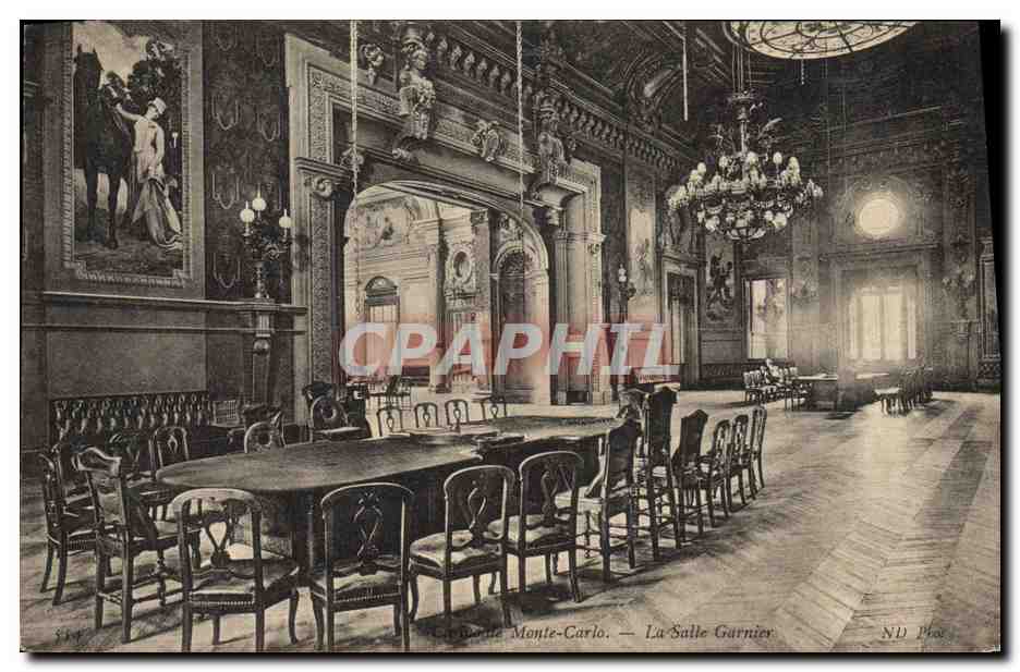 CPA Casino de Monte Carlo La salle Garnier