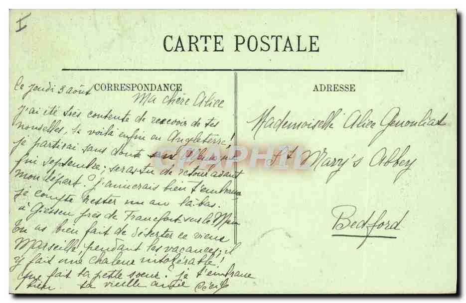 CPA Casino de Monte Carlo La salle de Trente et Quarante — Verso