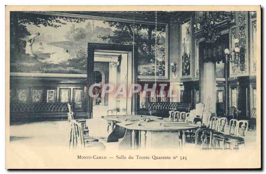 CPA Casino de Monte Carlo Salle du Trente Quarante