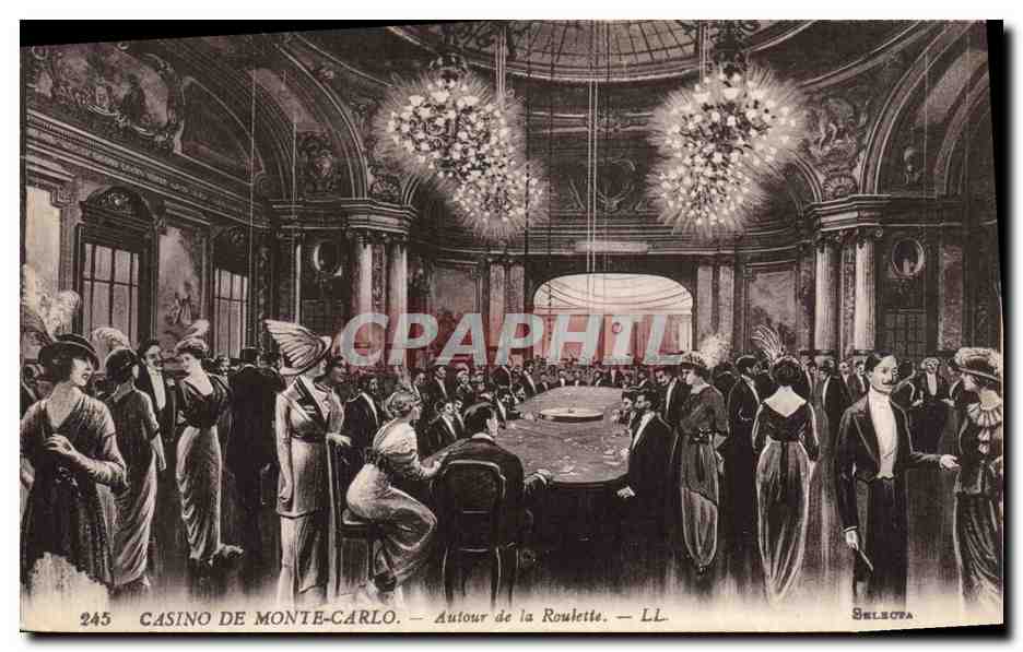 CPA Casino de Monte Carlo Autour de la roulette